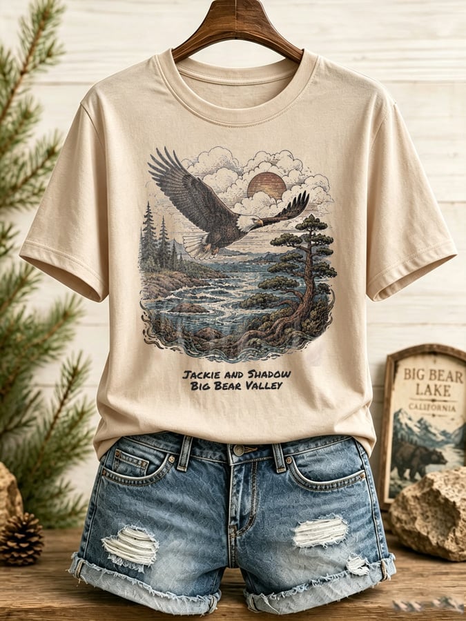 Women's Jackie And Shadow Printed T-shirt