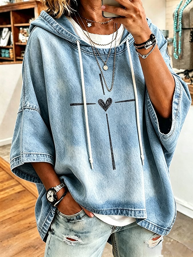 Women's  Faith  Printing  Top