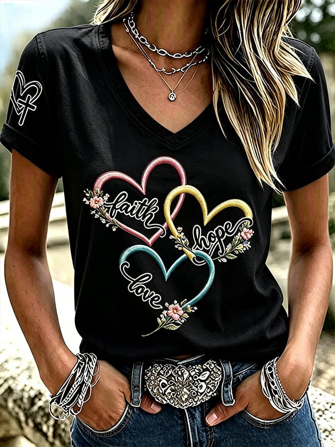 Women's Faith Print T-shirt
