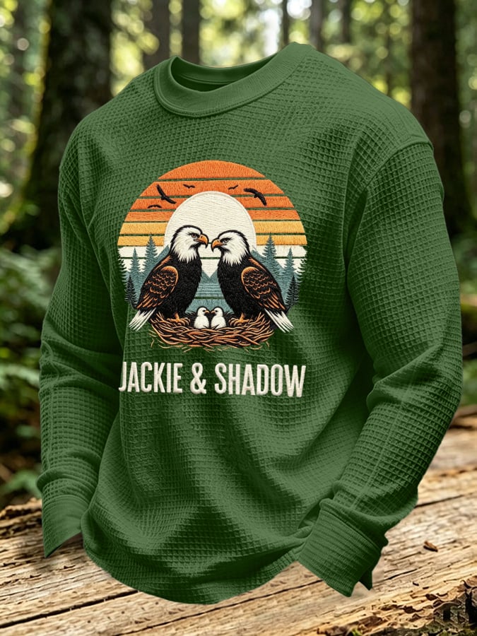 Men's Retro Jackie And Shadow Printing T-Shirts