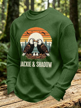 Men's Retro Jackie And Shadow Printing T-Shirts