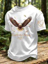 Men's Retro Forever Free Jackie Print T-Shirt