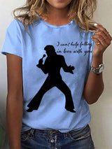 Womens Music Superstar Print T-Shirt