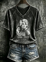 Women's Rip Dolly Parton Printed T-shirt