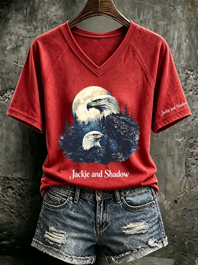Women's Casual Printed Short-Sleeve T-Shirt