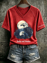 Women's Casual Printed Short-Sleeve T-Shirt