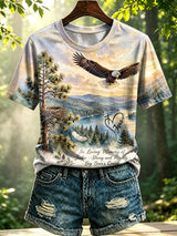 Retro In Loving Memory Of Jackie Strong And Mighty Big Bear's Queen Print T-Shirt