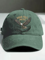 Retro Soar Free, Jackie Print Baseball Cap