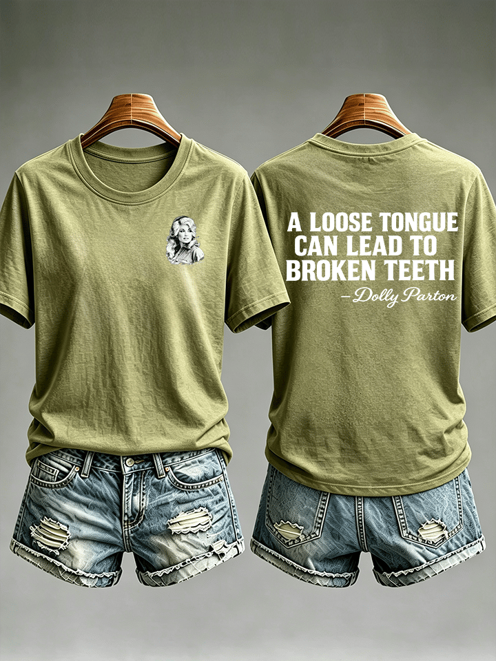 Women's  Vintage Signature Graphic Memorial Print T-Shirt