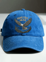 Retro Soar Free, Jackie Print Baseball Cap