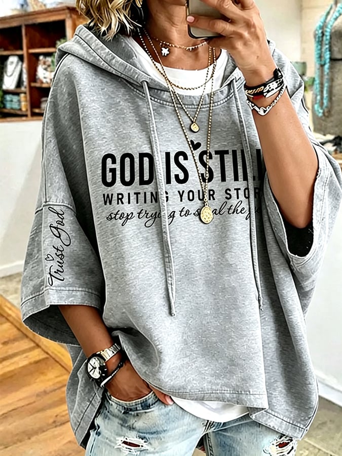 Women's  Faith  God Is Still Writing Your Story, Stop Trying To Skip The Pages Printing  Top