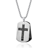 Hollow Cross Necklace Cross Prayer Pendant
