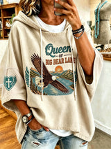 Women'S Casual Bald Eagle "Jackie" Print Top