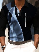 Men's Love Cross Faith Print T-shirt