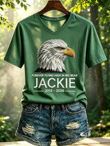 Women's Forever Over Big Bear, Fly Free Jackie Printed T-shirt