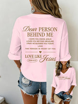 Women's Love Like Jesus Faith T-shirt