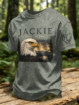 Men's Retro Jackie Forever Our Queen Print T-Shirt