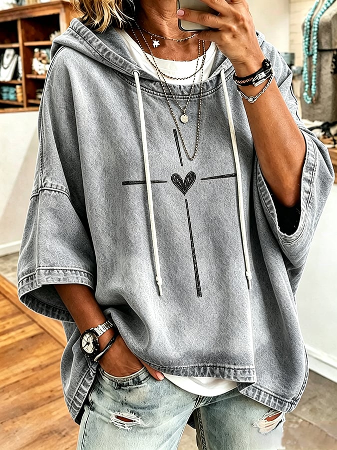 Women's  Faith  Printing  Top