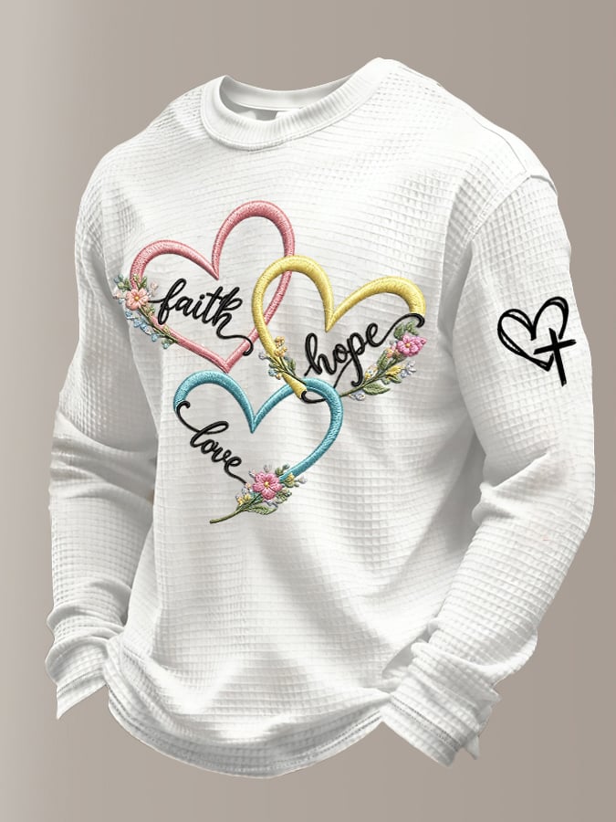 Men's Faith Printing  T-Shirts