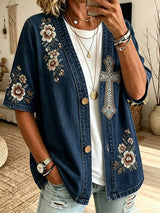 Women's Faith  Print Cardigan