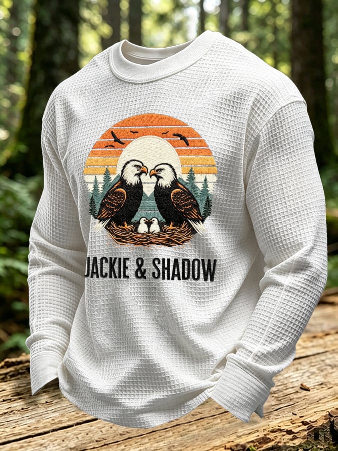 Men's Retro Jackie And Shadow Printing T-Shirts