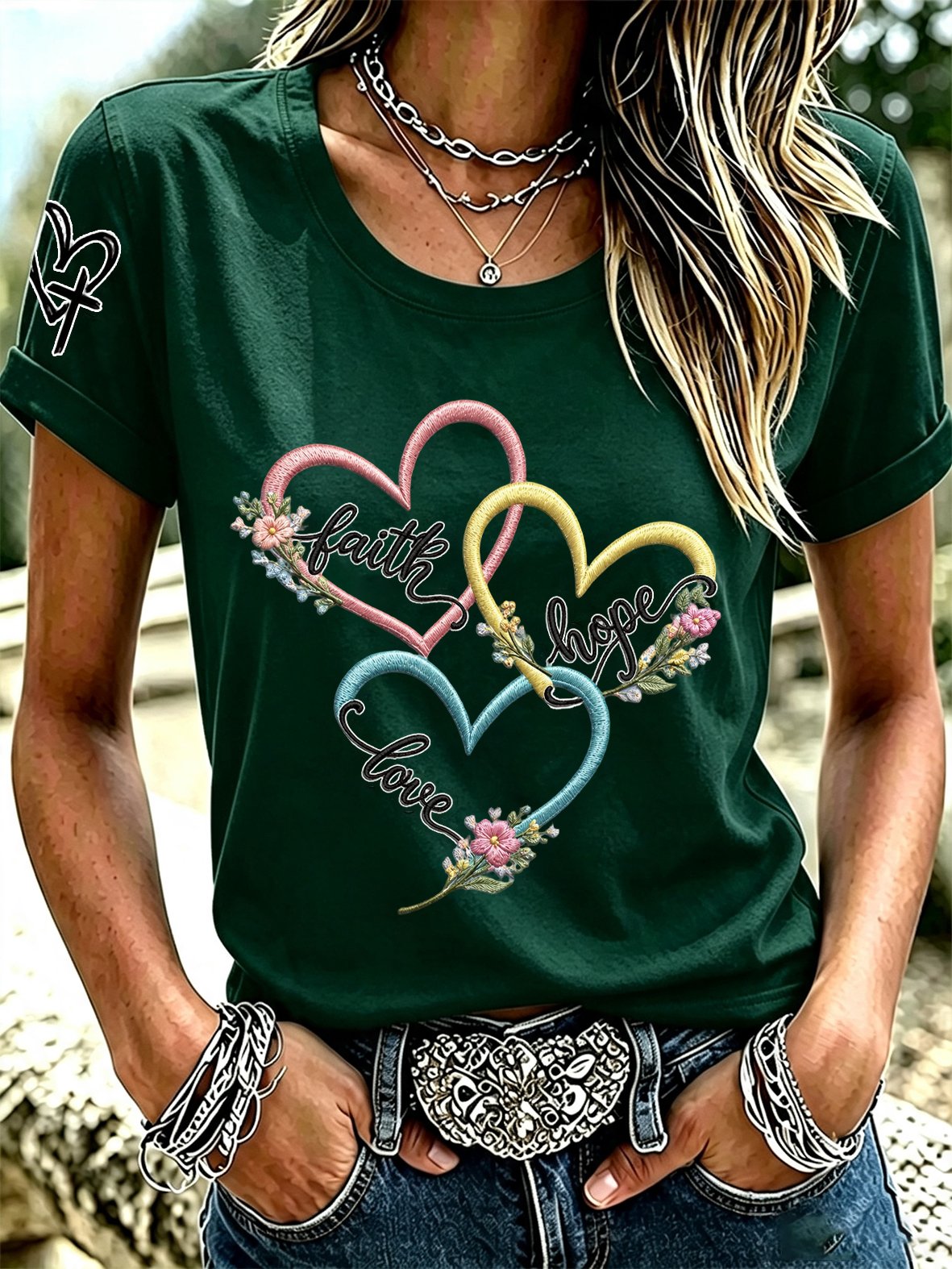 Women's Faith Print T-shirt