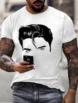 Men's Vintage Music Superstar  Printed T-Shirt
