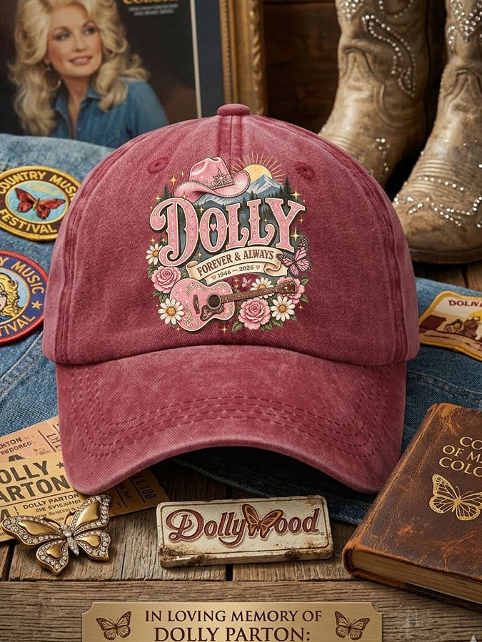 Unisex Country Music Legend Tribute Printed Hat