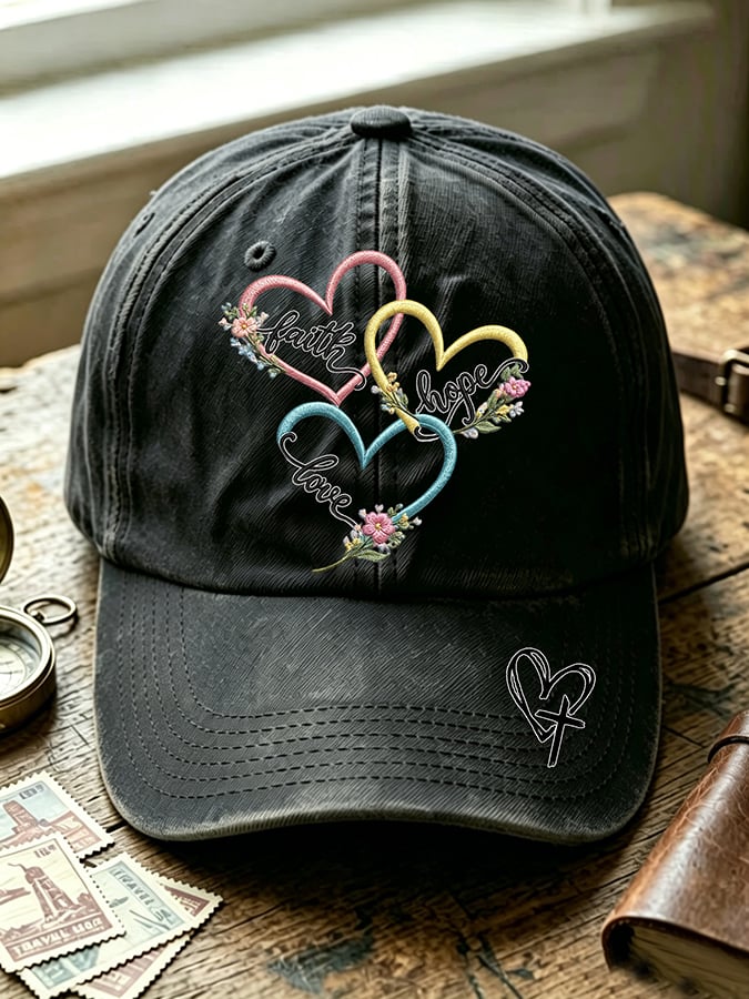 Unisex Faith Print Baseball Cap