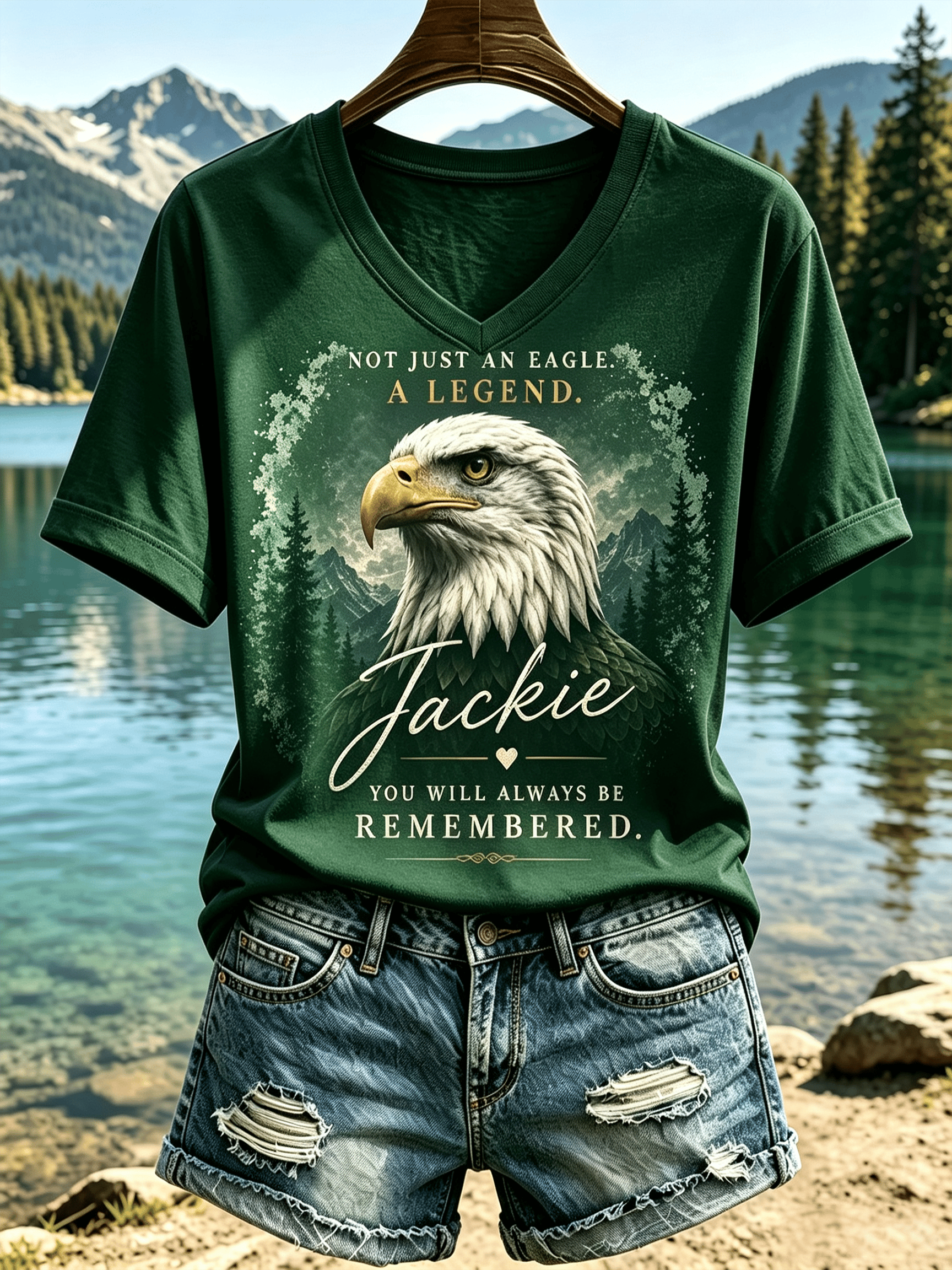 Women's Jackie And Shadow Printed T-shirt