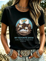 Women's Jackie And Shadow Printed T-shirt