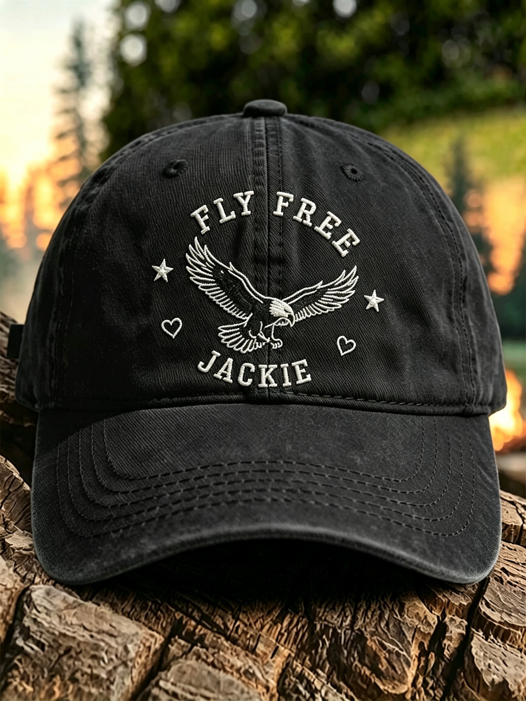 Unisex Fly Free Jackie Printed Hat