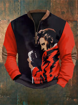 Men's Vintage The King Printed Sweatshirt