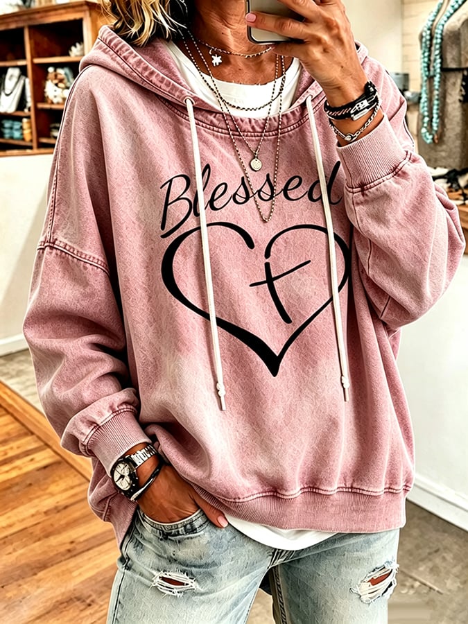 Women's  Faith Over Fear Printing  Top