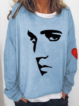 Women's Silhouette Print Souvenir Sweatshirt