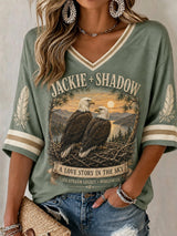 Women's Bald Eagle Jackie Print T-Shirt