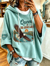 Women'S Casual Bald Eagle "Jackie" Print Top