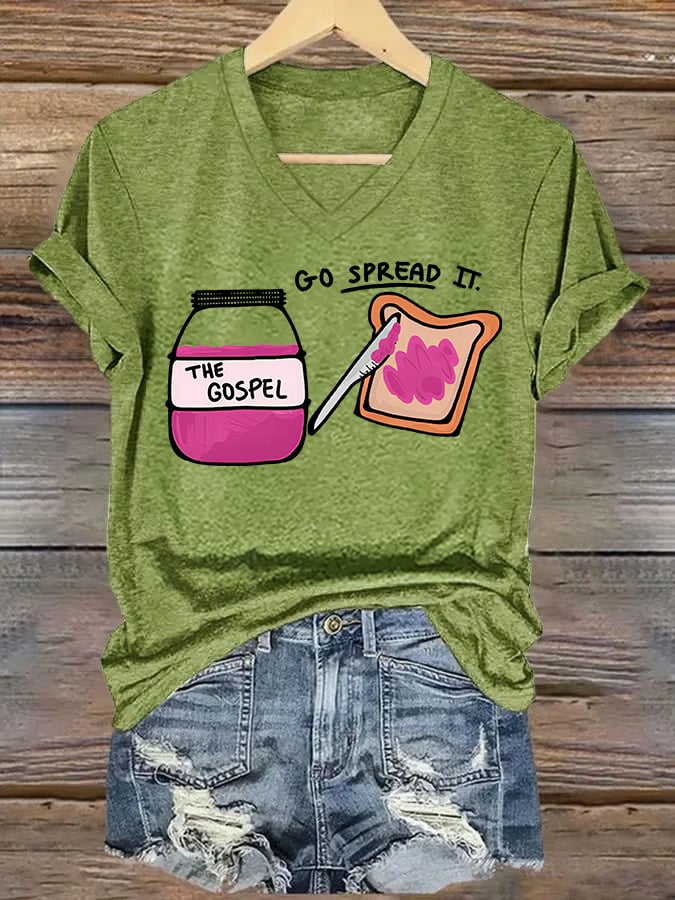Women's  THE GOSPEL Print T-Shirt