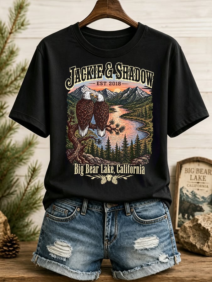 Women's Jackie And Shadow Printed T-shirt