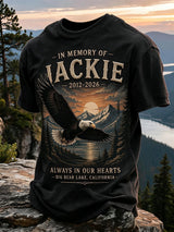 Men's "Fly Free Jackie" Print Short-Sleeve T-Shirt