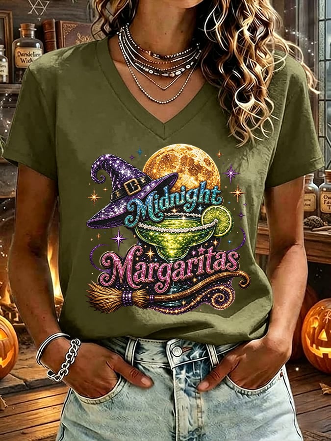 Women's Midnight Margaritas Print T-shirt