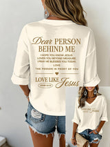 Women's Love Like Jesus Faith T-shirt