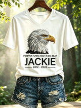 Women's Forever Over Big Bear, Fly Free Jackie Printed T-shirt