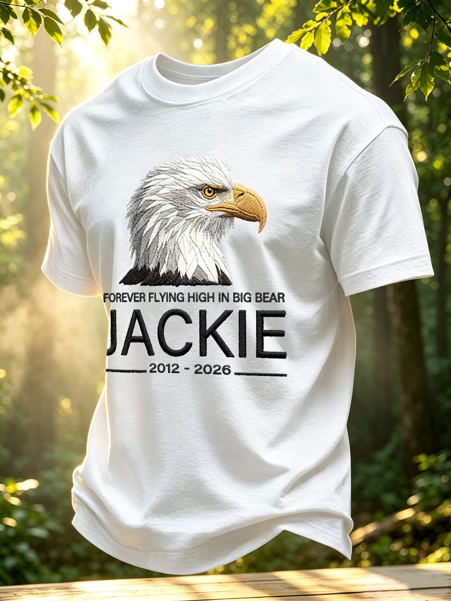 Men's Forever Over Big Bear, Fly Free Jackie Printed Casual Tops