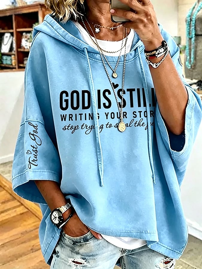Women's  Faith  God Is Still Writing Your Story, Stop Trying To Skip The Pages Printing  Top