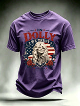 Men's Vintage Country Music Tribute Parton Tour T-Shirt