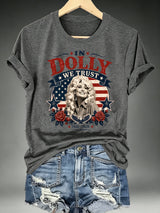 Women's Vintage Country Music Tribute Parton Tour T-Shirt