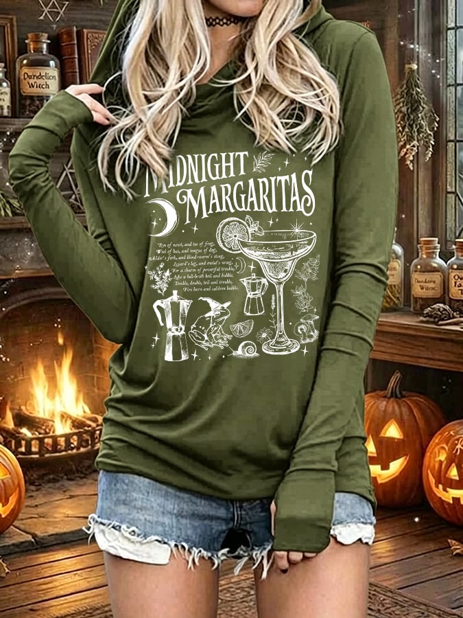 Women's Midnight Margaritas Printed Top