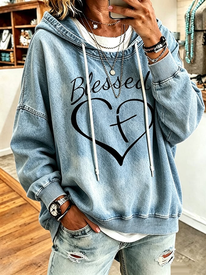 Women's  Faith Over Fear Printing  Top