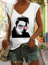 Women's The King Print Tank Top